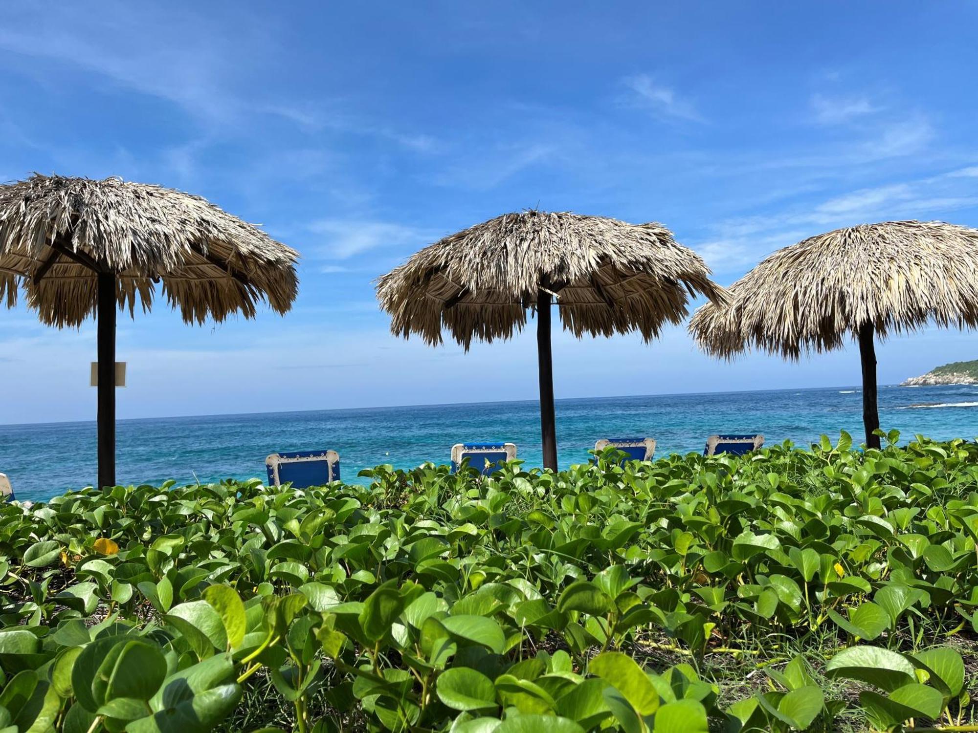 Manta Raya Hotel - Right On The Beach Cuatunalco Zewnętrze zdjęcie
